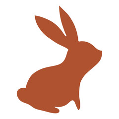 Boho Rabbit Silhouette