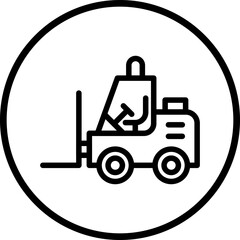 Forklift Icon Style