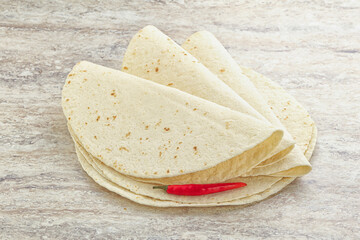 Mexican Tortilla circle bread for cooking