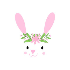 Rabbit With Flower