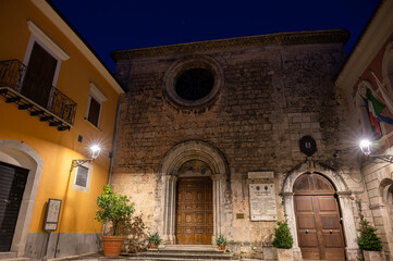 Isernia. Molise. The Church of S. Francesco