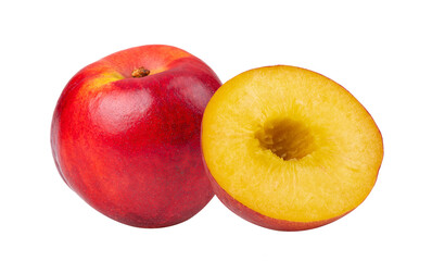 Nectarine isolated on transparent png