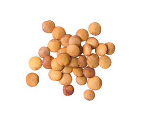 Lentils isolated on transparent png