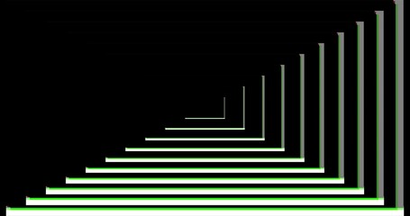 flashing tunnel for music screensaver