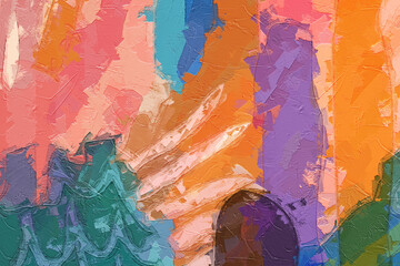 Abstract free geometric background illustration