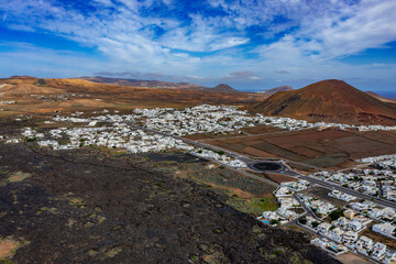 Tahiche auf Lanzarote aus der Luft