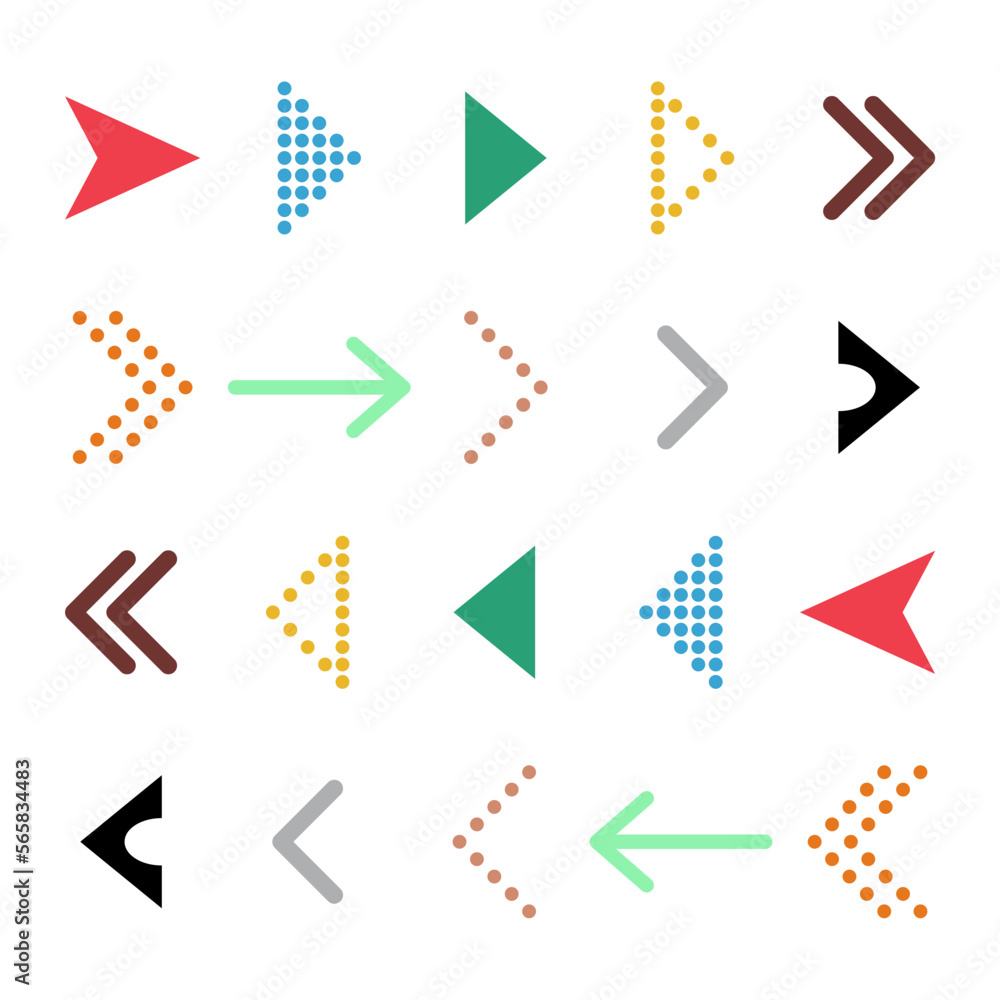 Poster set of swipe up internet button, online web design arrow move icon, vector illustration
