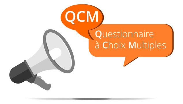 M&eacute;gaphone QCM - Questionnaire &agrave; Choix Multiples
