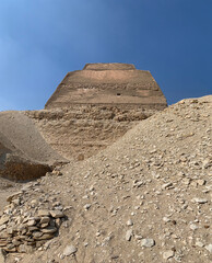 Pyramid of Meidum in Fayoum in Egypt