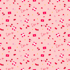 Valentine's day seamless pattern
