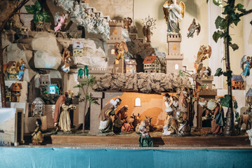 Fototapeta premium Interior of the Catholic Church.