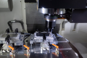 CNC machining center cutting mold FSW automotive part industry