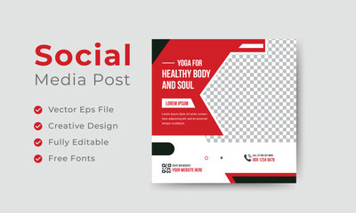 social media post banner