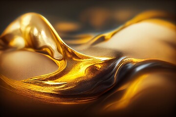 molten liquid gold, luxury style, beautiful backdround
