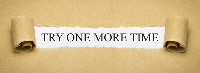 try one more time