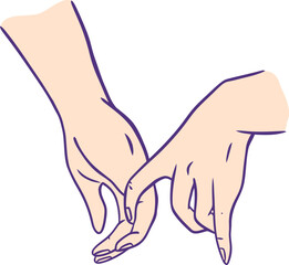 couple in love hand in handcouple in love hand in hand