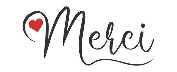 Merci sign icon. Customer service symbol. vector thank you handwritten inscription. hand drawn lettering. Thank you calligraphy. Thank you card.