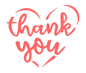 Thank you sign icon. Customer service symbol. vector thank you handwritten inscription. hand drawn lettering. Thank you calligraphy. Thank you card.