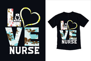 Nurse Typography T shirt Design
