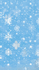 snowfall texture with snowflakes on multicolored backgrounds
