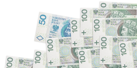 Polskie banknoty. - obrazy, fototapety, plakaty