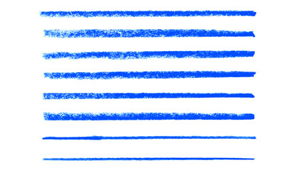 Kreidestreifen in blau - Linien, Streifen oder Markierungen