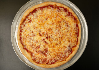 Plain cheese pizza