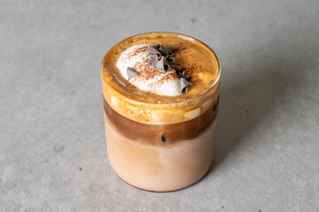 Korean food dishes choco splash