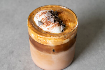 Korean food dishes choco splash