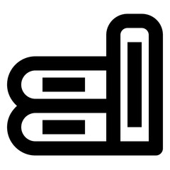 Bookshelf line icon