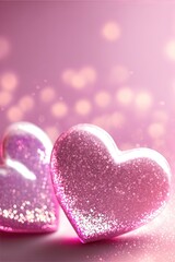 Obraz premium Amour et coeurs, fond d'écran de la Saint-Valentin, idéal pour les cartes postales.