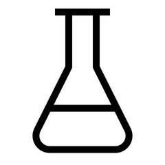 Beaker line icon