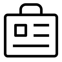 Blackboard line icon