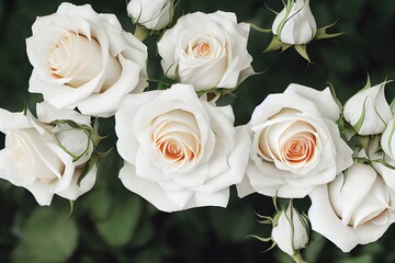 Belles roses, fleurs avec beaucoup de couleurs, idéales comme fond d'écran, carte postale de la Saint-Valentin.