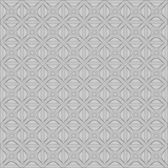 fabric and tile pattern in black and gray colors consisting of square and geometric shapes