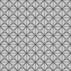 fabric and tile pattern in black and gray colors consisting of square and geometric shapes