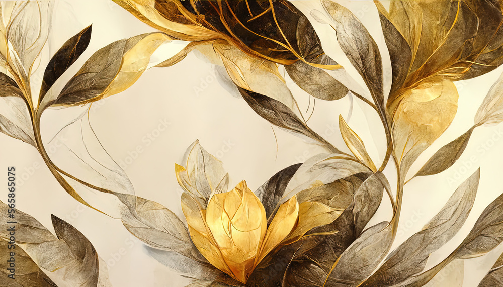Poster abstract art background vector. generative ai