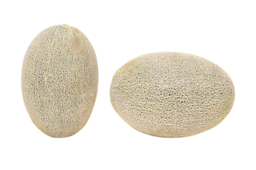 Melon, Green striped beautiful pattern whole horizontal and vertical cantaloupe put vertical of japanese. Isolated cutout PNG background. Is becoming popular all over the world.	