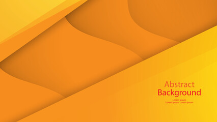 Obraz premium warm and orange color background abstract art vector 