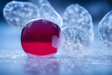 Chill Out with Cherries in Ice: A Refreshing Summer Treat