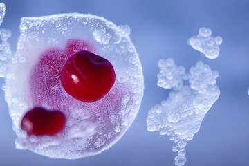 Chill Out with Cherries in Ice: A Refreshing Summer Treat