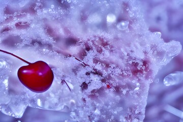Chill Out with Cherries in Ice: A Refreshing Summer Treat