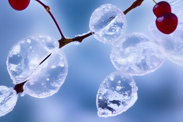 Chill Out with Cherries in Ice: A Refreshing Summer Treat