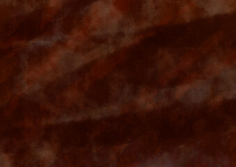 ストロークの見えるザラザラした暗い茶色の水彩風背景素材