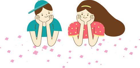 Couple hold their face_1