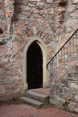 Fototapeta na wymiar Der Eingang zur Burg