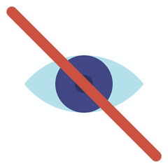 blind eye illustration