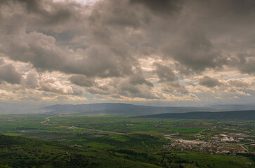 Obraz premium clouds over the city