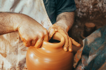 hands of a potter