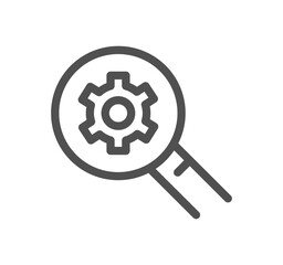 Obraz premium Robotic process automation related icon outline and linear vector.